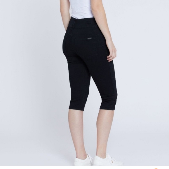 SEVEN 7 JEANS HIGH RISE CURVY SKIMMER CROP JEANS P - Picture 6 of 7